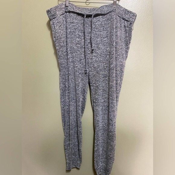 Jessica‎ Simpson Grey Marled Joggers, Size 2X - Picture 1 of 4